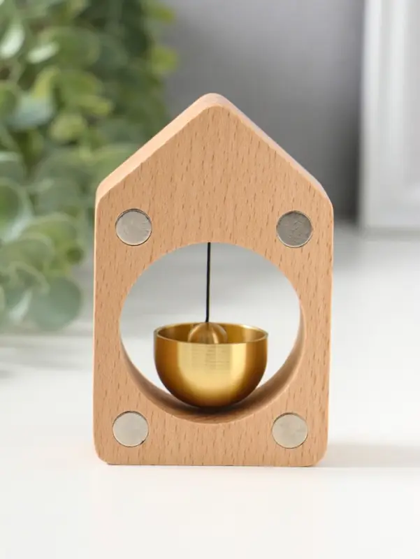 Колокол магнитный бук "Дом" 2,8х6,5х9,8 см