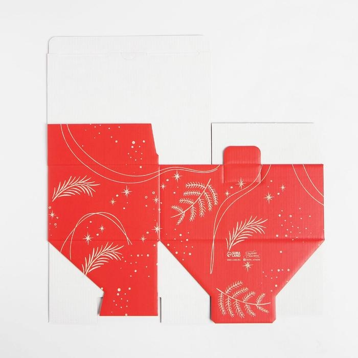 Коробка подарочная новогодняя складная «Подарок для тебя», 22 х 15 х 10 см, Новый год Коробка подарочная новогодняя складная «Подарок для тебя», 22 х 15 х 10 см, Новый год