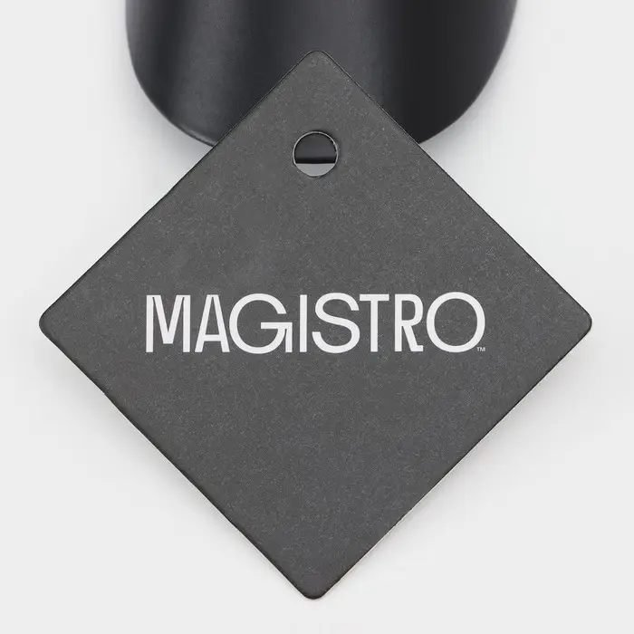 Совок Magistro Alum black, 370 мл, 21.5 см, чёрные