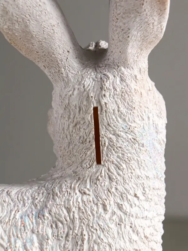 Копилка "Зайчик русак" с глиттером, 36 см,