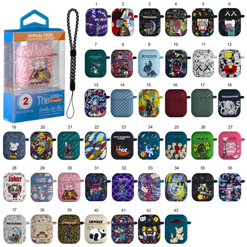 Чехол AirPods 1/2 Luxo