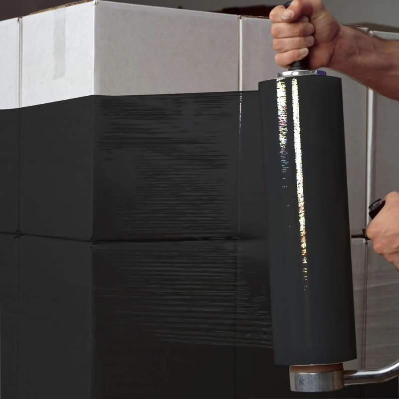 Стрейч-пленка для ручн.уп черн 23мкм 50см 190м 2кг нетто