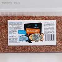 Корм для рыб и черепах Barrom Гаммарус, тушка, ведро 3.3 л