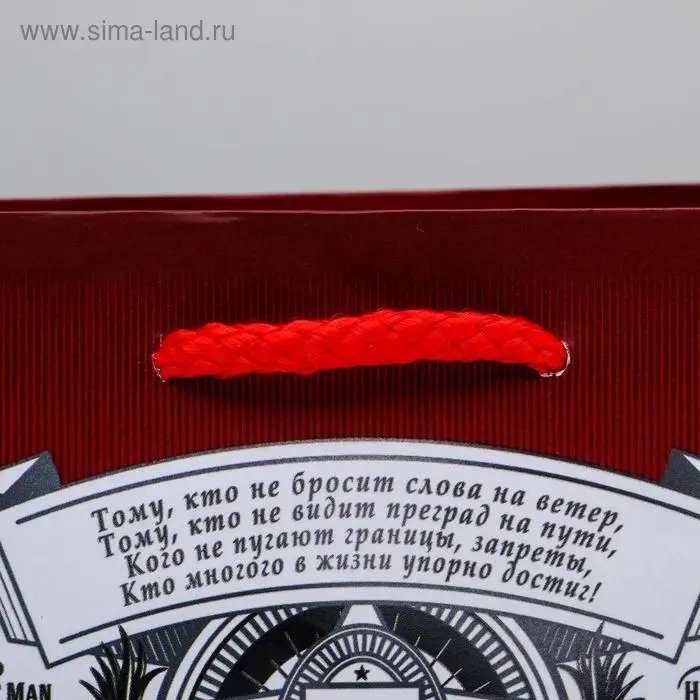 Пакет подарочный ламинированный вертикальный, упаковка, &laquo;Лучшему на свете&raquo;, S 12 х 15 х 5.5 см