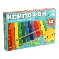 Музыкальная игрушка Лесная мастерская &laquo;Ксилофон&raquo;, 12 тонов, 2 палочки
