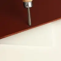 Плита для пробойников и работы с кожей, 24&times;19&times;0.5 см, белая