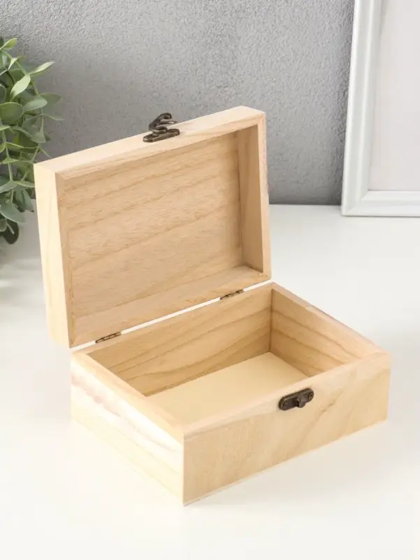 Шкатулка для росписи дерево &laquo;Тайник&raquo;, для творчества, декора, 17&times;12&times;7.5 см