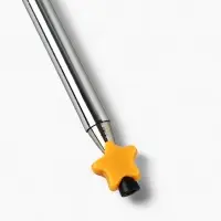 Ручка с пером МИКС, чёрная паста, длина 25 см