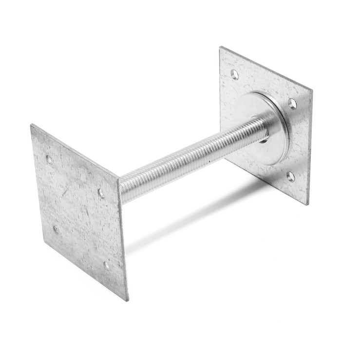 Анкер ЛОМ, регулируемый по высоте, оцинкованный, М20х200х100 мм