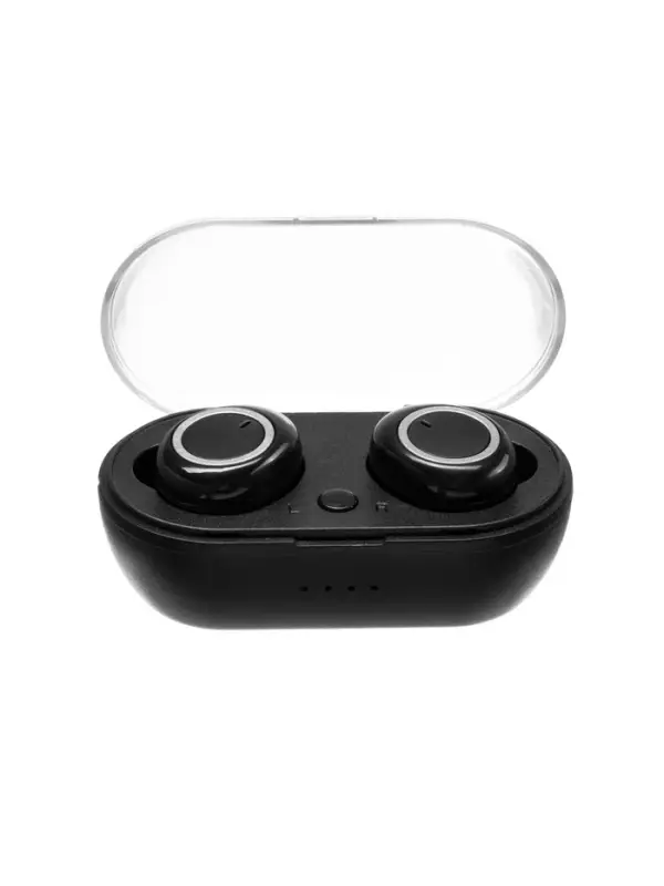 Наушники беспроводные Luazon VBT 1.20, вакуумные, Bluetooth 5.0, 40/300 мАч, чёрные