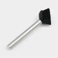 Дозатор для моющего средства Доляна &laquo;Милитари&raquo;, 370 мл, с губкой и щёткой, белый