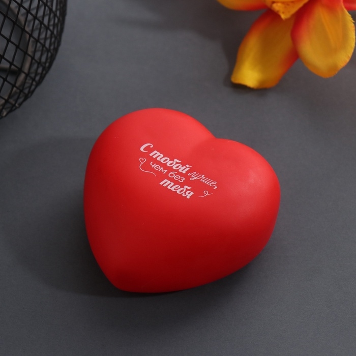 Ночник Ночник "Сердце" (С тобой лучше) LED 2хLR44 7х7х3.5см