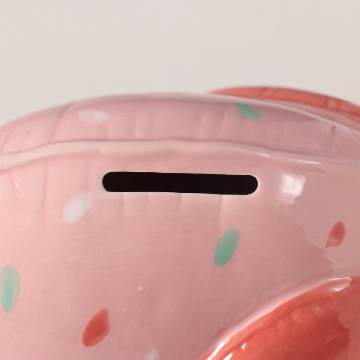 Копилка керамика Копилка керамика "Слонёнок-шарик в конфетти" 21,9х10,7х14,1 см