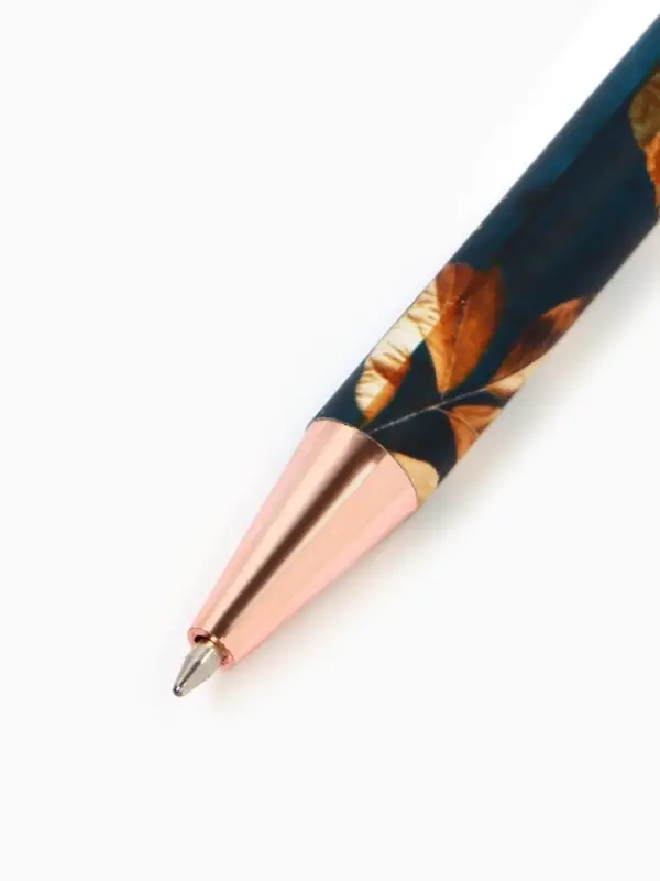 Ручка автоматическая на подложке "Лучшему учителю в мире", пластик, синяя паста 0.7 мм