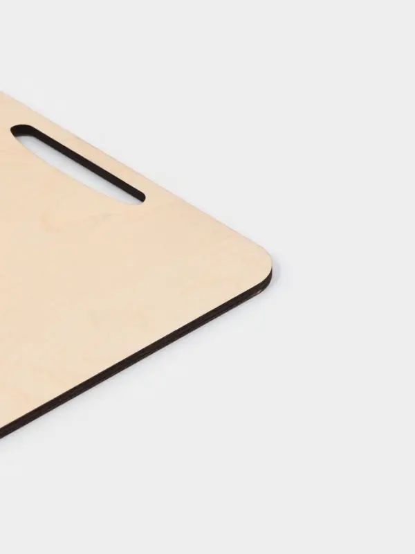 Доска разделочная с ручками Дарим Красиво &laquo;Гжель&raquo;, 36&times;28 см, дерево, голубая