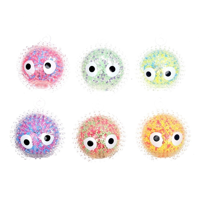 Мялка &laquo;Ёжик&raquo; световой, цвета МИКС