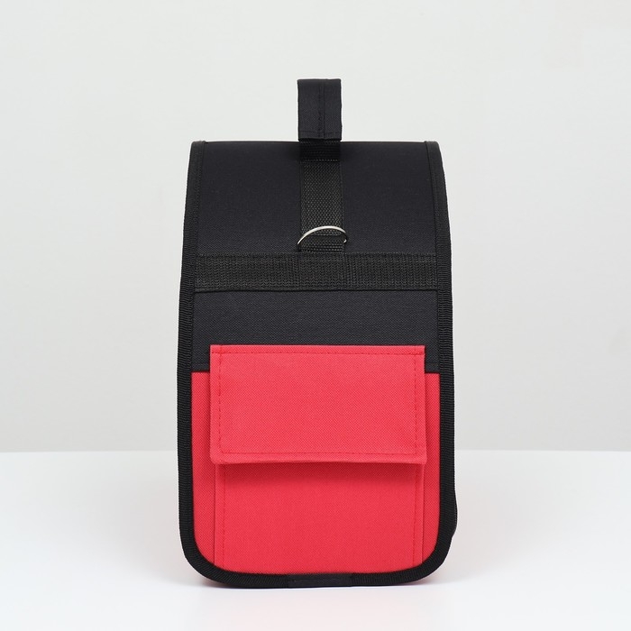 Сумка - переноска для животных, полукруглая с карманоми ПВХ, 37 х 18 х 25 см, красная Сумка - переноска для животных, полукруглая с карманоми ПВХ, 37 х 18 х 25 см, красная