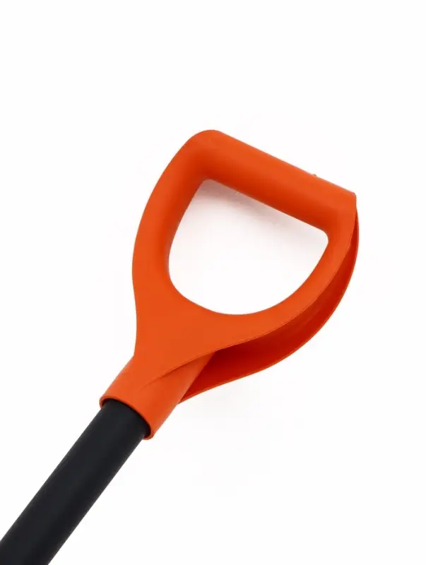 Лопата 410 х 360 мм, пластик, металлический черенок, оцинкованная планка Вьюга №4 Премиум