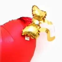 Воздушный шар фольгированный 36" &laquo;Красное сердце с бантом&raquo;