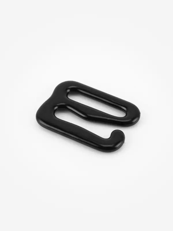 Крючок для бретелей, металлический, 10 мм, 20 шт., чёрный Крючок для бретелей, металлический, 10 мм, 20 шт., чёрный