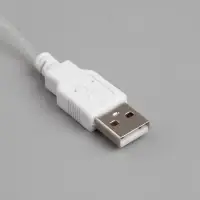 Гирлянда &laquo;Нить&raquo; 5 м роса, IP20, серебристая нить, 50 LED, свечение тёплое белое, USB