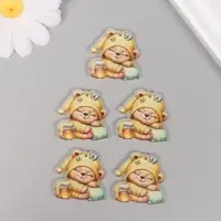 Декор для творчества акрил "Медвежонок в пижамке с баночкой мёда сладко спит" 3х3х0,2 см Декор для творчества акрил "Медвежонок в пижамке с баночкой мёда сладко спит" 3х3х0,2 см