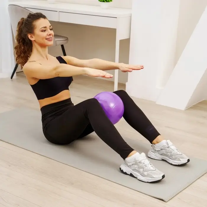 Мяч для йоги и пилатеса Sangh, d=25 см, 100 г, фиолетовый