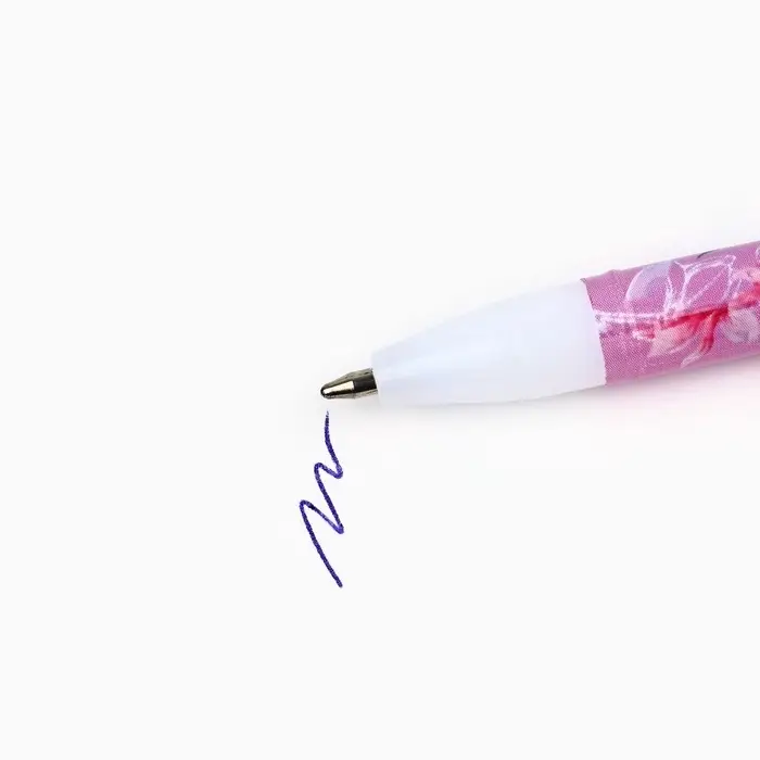 Ручка шариковая, пластик с колпачком «С 8 МАРТА!», синяя паста 0.5 мм Ручка шариковая, пластик с колпачком «С 8 МАРТА!», синяя паста 0.5 мм