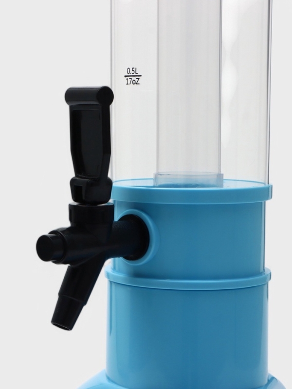 Башня пивная TowerRocket, 3 л, ёмкость для льда, подсветка, пластик, голубая Башня пивная TowerRocket, 3 л, ёмкость для льда, подсветка, пластик, голубая