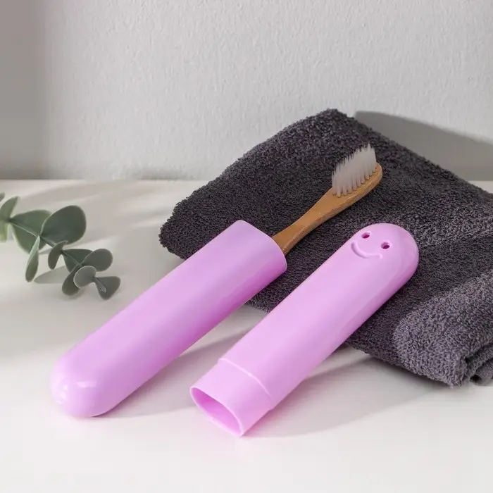 Футляр для зубной щётки «Смайл», 20×3×2 см, МИКС