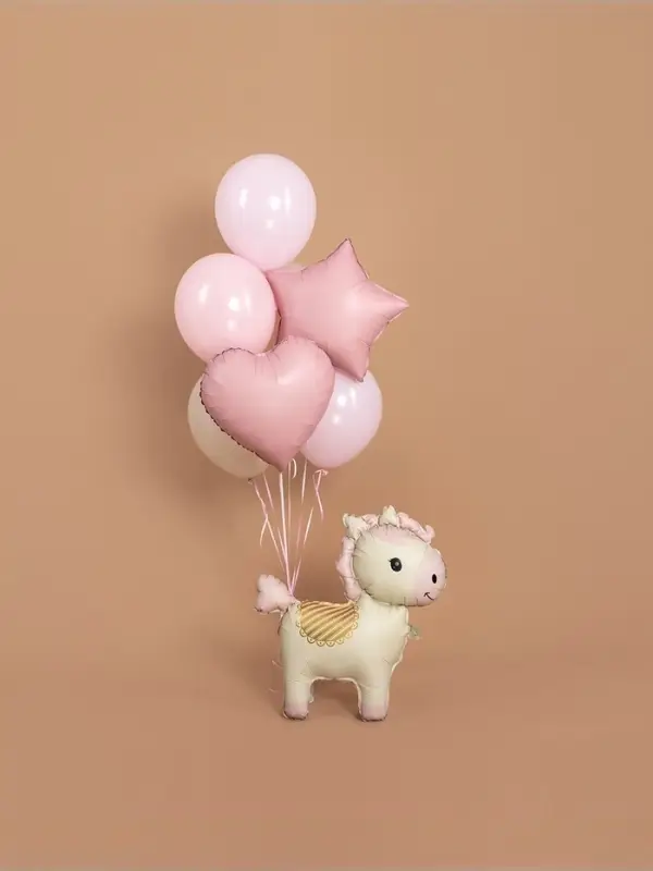 Воздушный шар фольгированный 3D 25 Воздушный шар фольгированный 3D 25" «Лошадка», кремовый