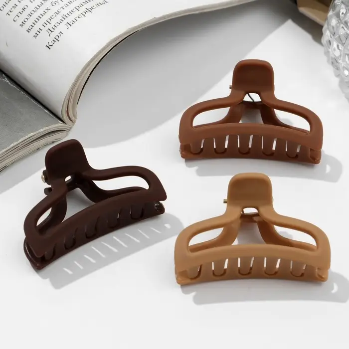 Крабик для волос «Матовый», геометрия дуга мини, 4.5 см, МИКС Крабик для волос «Матовый», геометрия дуга мини, 4.5 см, МИКС