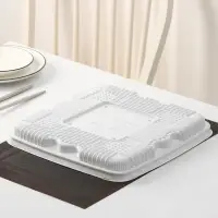 Дно для тортницы пластиковое одноразовое ПР-Т-240, 31,6×31,6×12,5 см, белое