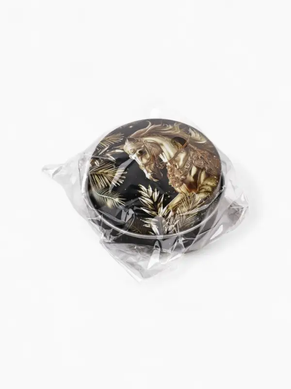 Свеча ароматическая новогодняя в банке «Конь», ч/з, аромат мандарин, 4.8 см Свеча ароматическая новогодняя в банке «Конь», ч/з, аромат мандарин, 4.8 см