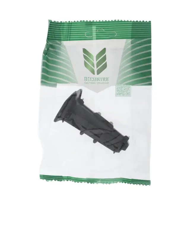 Угол внутренний для плинтуса &laquo;Деконика&raquo;, 70 мм, 2 штуки, цвет 007 чёрный