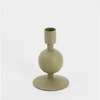 Подсвечник на 1 свечу &laquo;Кипарис&raquo;, с 1 сферой, 7.5&times;7.5&times;11.5 см