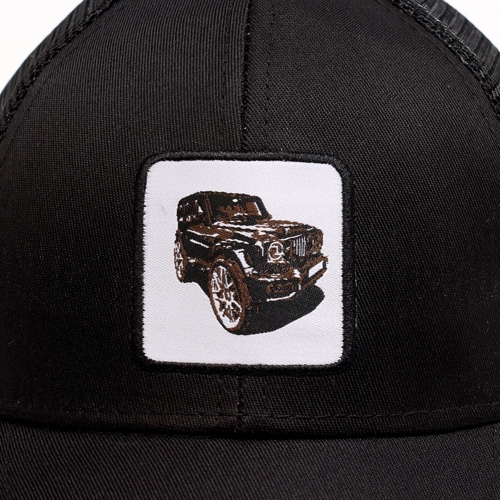 Кепка детская для мальчика с сеткой «Гелик», цвет чёрный, р-р 52-54, 5-7 лет Кепка детская для мальчика с сеткой «Гелик», цвет чёрный, р-р 52-54, 5-7 лет