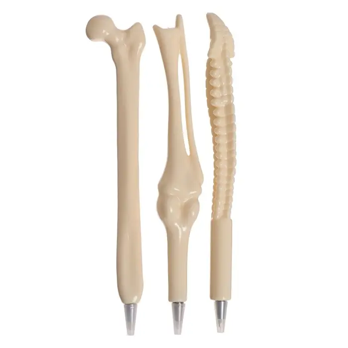 Ручка-прикол Calligrata &laquo;Кость&raquo;, синий стержень, шариковая, МИКС