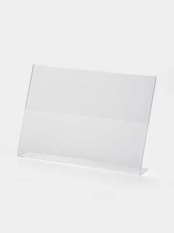 Односторонняя подставка А4 горизонтальная, 30&times;8&times;21 см, оргстекло 2 мм