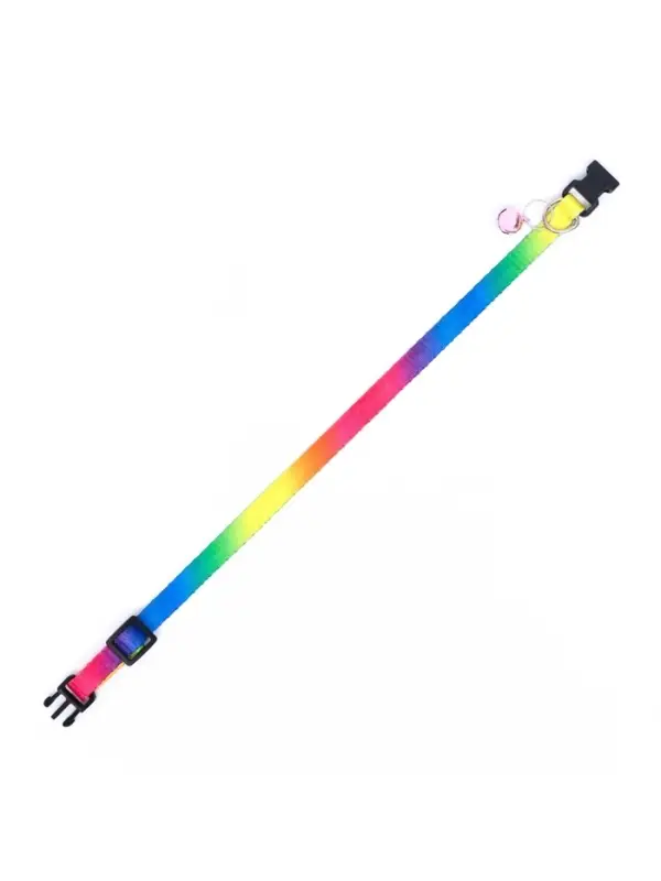 Ошейник Ошейник "Радуга", 30 х 1 см, капрон