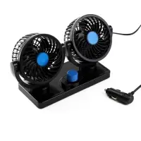 Вентилятор салона TORSO, 12 В, двойной, поворотный 360&deg;