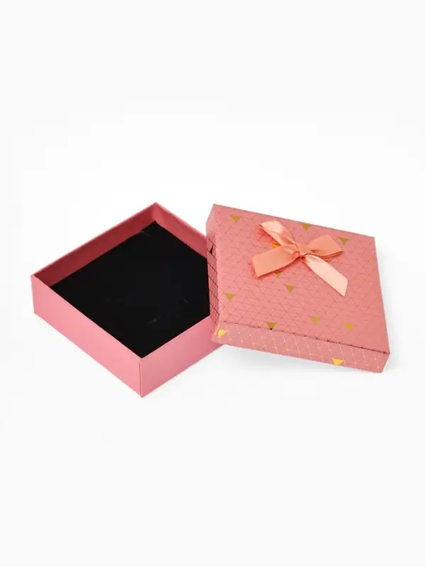 Коробочка подарочная под набор &laquo;Треугольники&raquo;, блестящие, 9&times;9 см, (полезная часть 8.5&times;8.5 см), МИКС