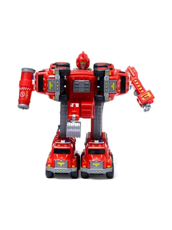Робот-трансформер «Огнеборец» 5в1, собирается из 5 машинок, подвижные детали Робот-трансформер «Огнеборец» 5в1, собирается из 5 машинок, подвижные детали