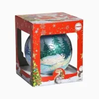 Ёлочный шар &laquo;Снежная сказка&raquo;, d=9.5 см, МИКС