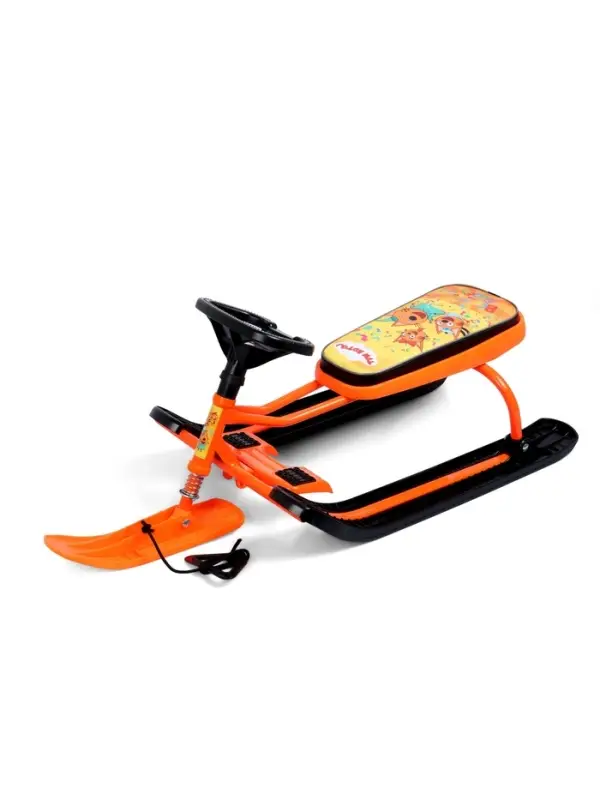 Снегокат &laquo;Тимка спорт 2&raquo; Три кота, оранжевый, ТС2/ТК Nika Kids