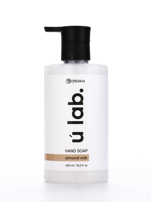 ULAB Жидкое мыло для рук "Миндальное молоко", 450 мл