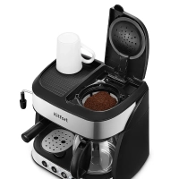 Кофейная станция КТ-7185 кофеварка электрическая 2 в 1