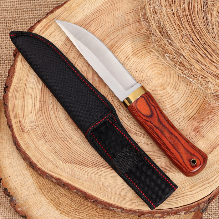 Нож охотничий  Нож охотничий "Алвар" 24,5см, клинок 130мм/3мм, коричневый