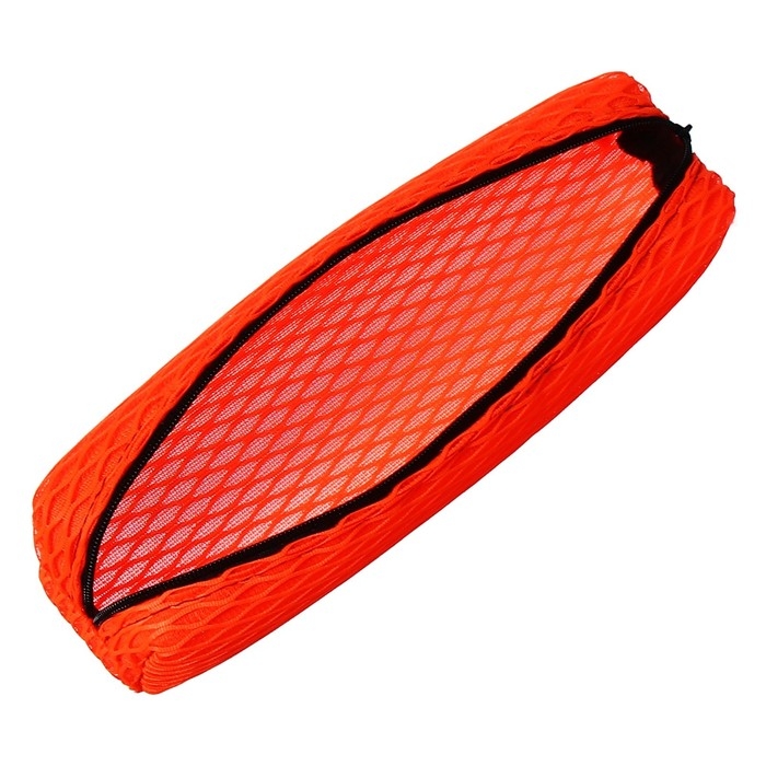 Пенал школьный на молнии Calligrata Пенал школьный на молнии Calligrata "Сетка", оранжевый