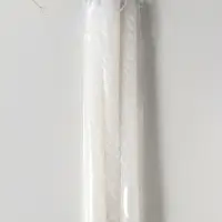 Набор свечей витых 25 см, 3 шт., 57 г, 5 ч, белый